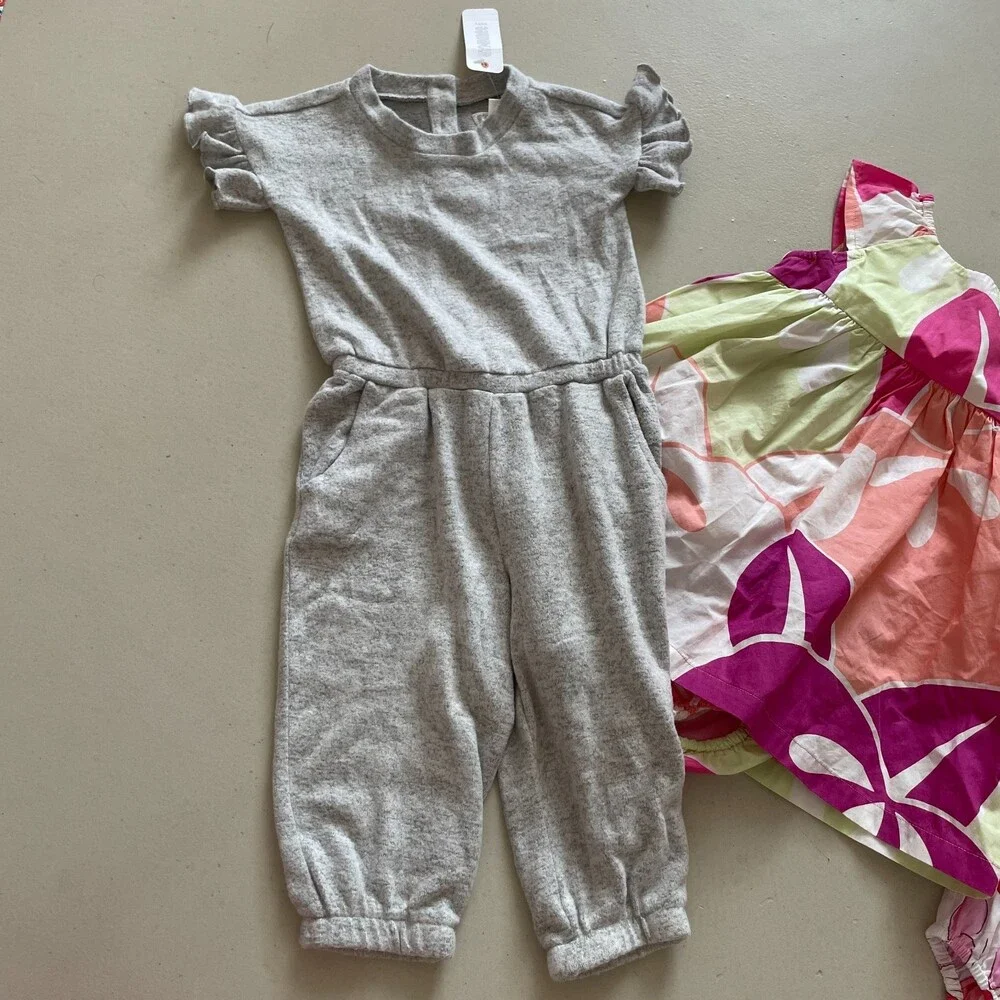 Tea Petit People Gymboree 3 Piece Bundle 12-18 month Jumper and Dress